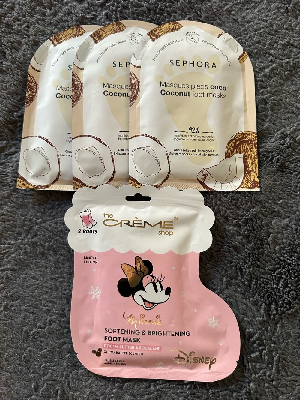 Assortment of foot mask